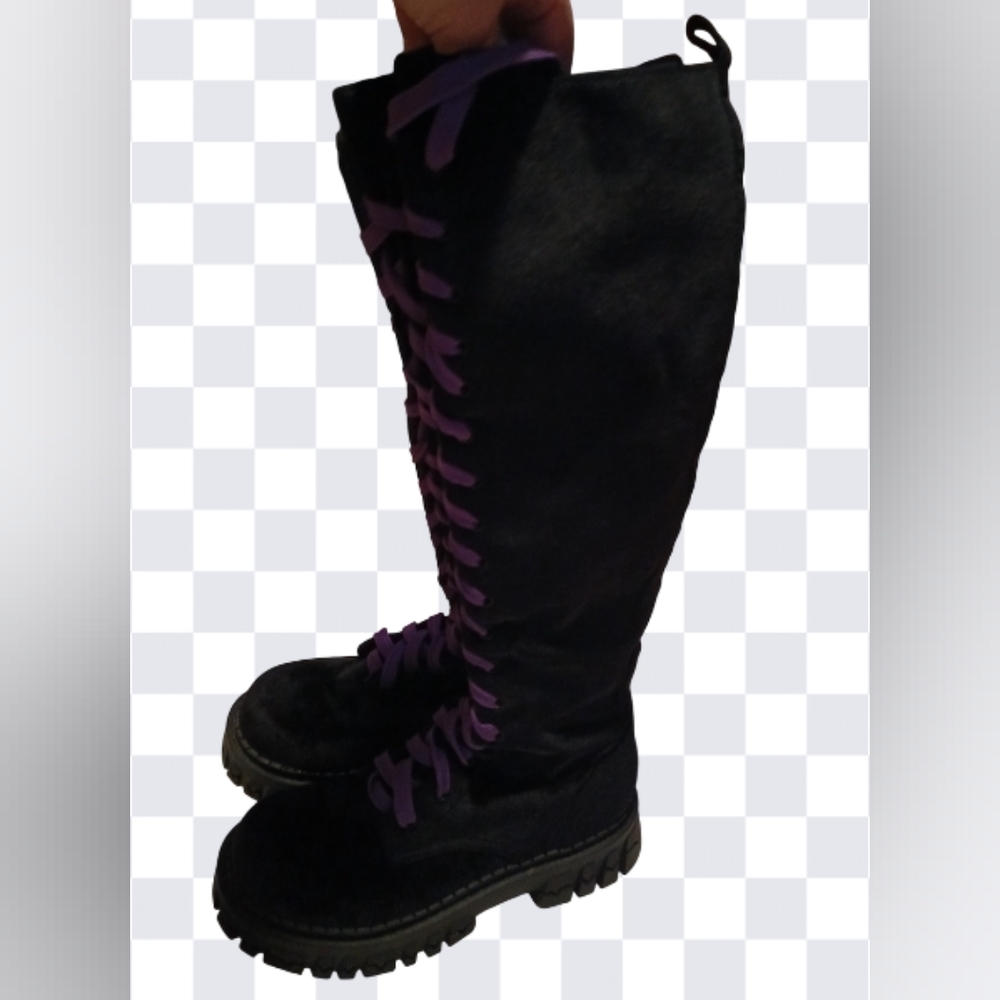 Dolls kill Delia*s over the knee gothic boots